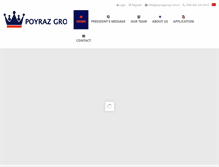 Tablet Screenshot of poyrazgroup.com.tr